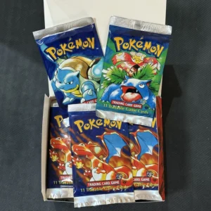 Pack de sobres de cartas Pokémon primera generación | 11 cartas por sobre